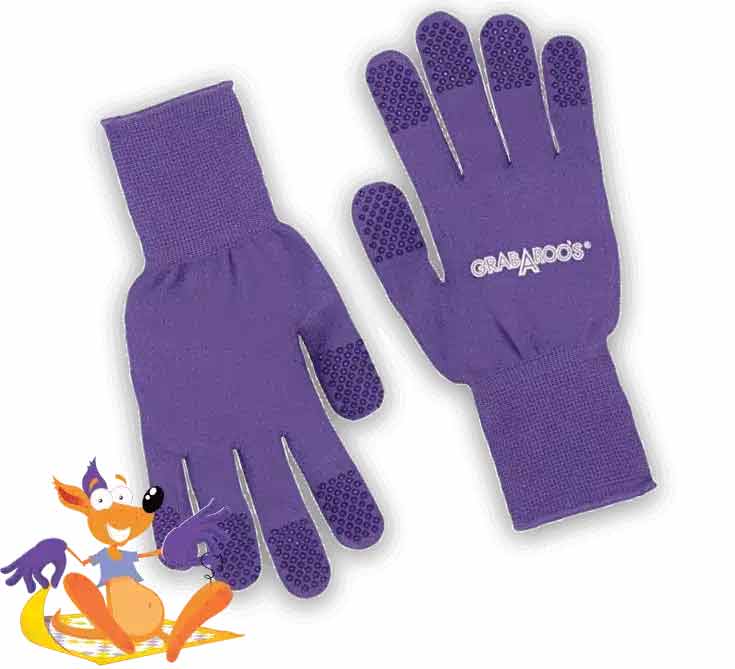 Grabaroos Quilting Hand Gloves - Purple hand gloves